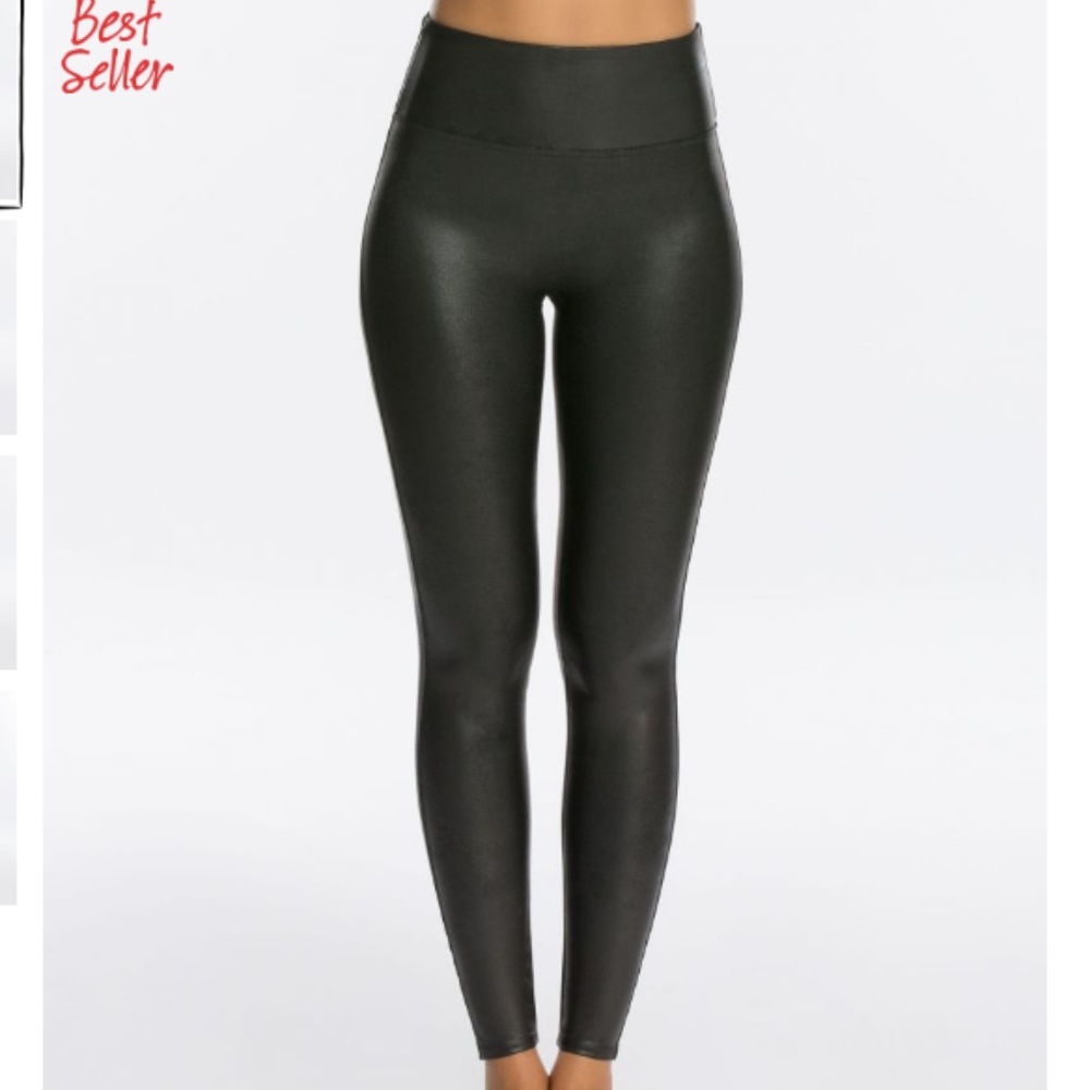 Spanx Faux Leather Leggings M